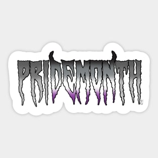 priDEMONth ~ Asexual ~ PRIDE Sticker